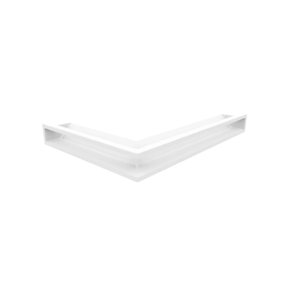 Grelha de Ventilação Canto Direito 76,6X54,7X9 cm Branca LUFT/NP/90/45S