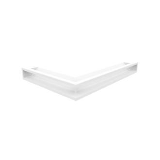 Grelha de Ventilação Canto Direito Slim 76,6X54,7X6cm Branca