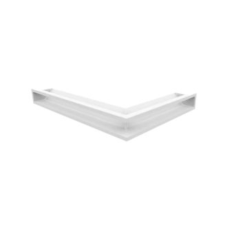 Grelha de Ventilação Canto Esquerdo Slim 76,6x54,7x9cm Branca