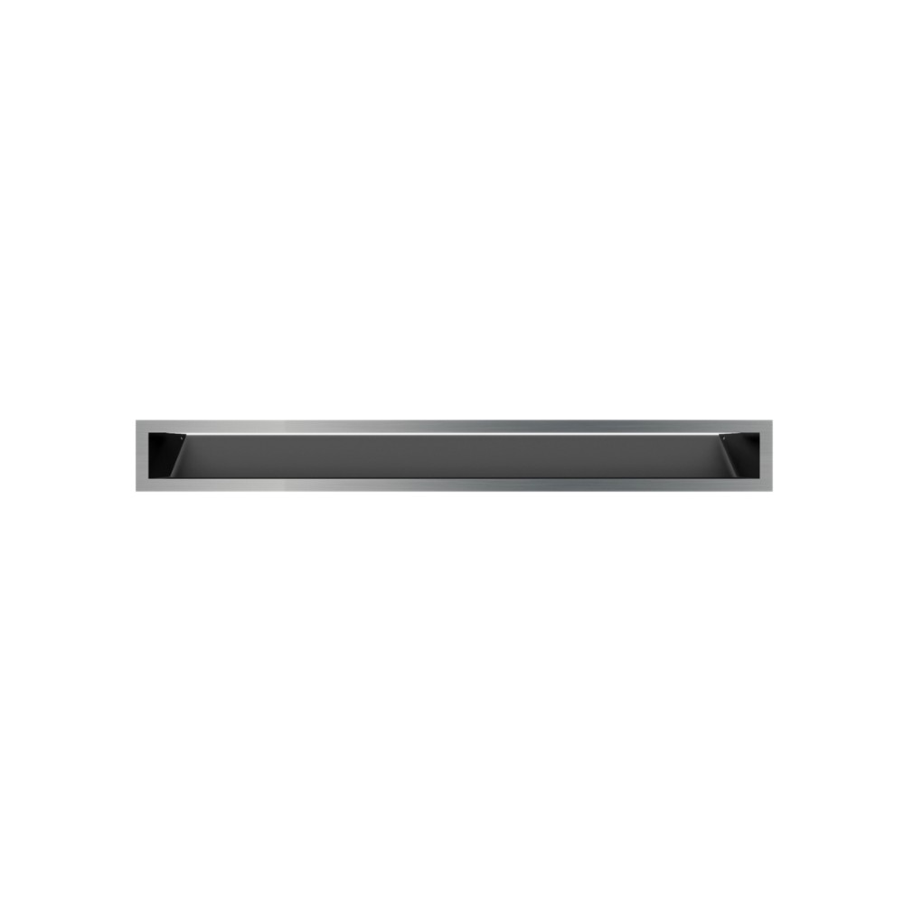 Grelha de Ventilação Inox 9×80cm LUFT/9/80/45S/SZ