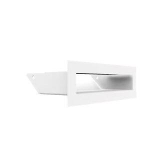 Grelha de Ventilação Branca Slim 6x20cm