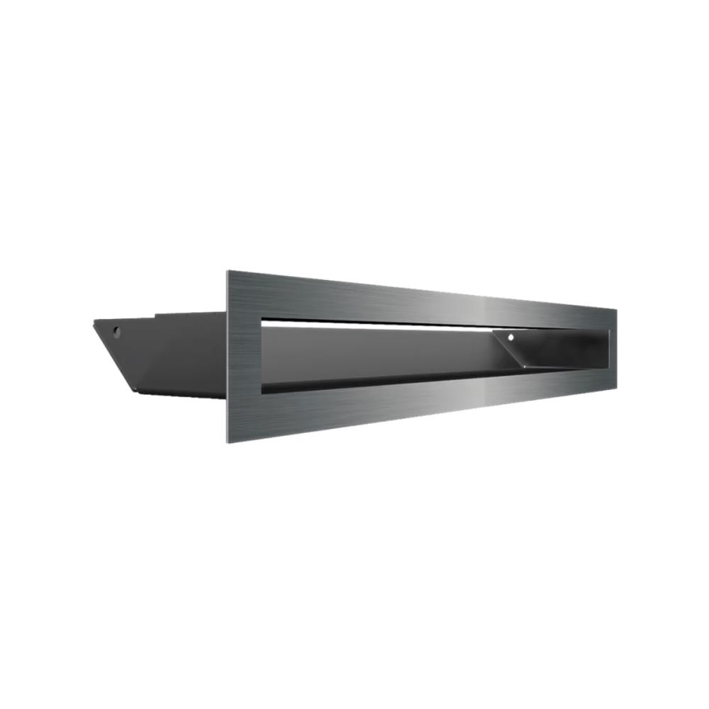 Grelha de Ventilação Inox Slim 6×40cm LUFT/6/40/45S/SZ/SF