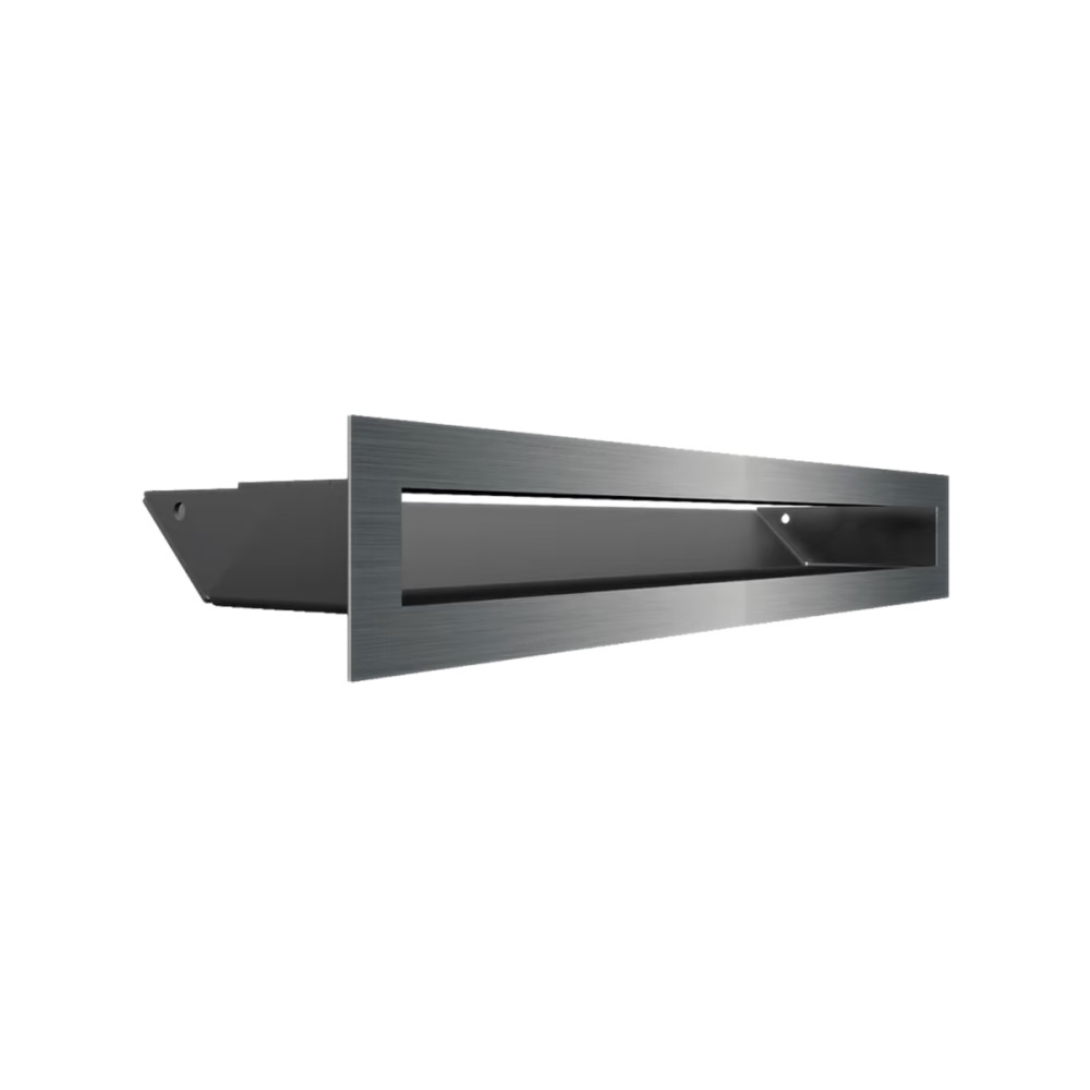 Grelha de Ventilação Inox Slim 6×40cm LUFT/6/40/45S/SZ/SF