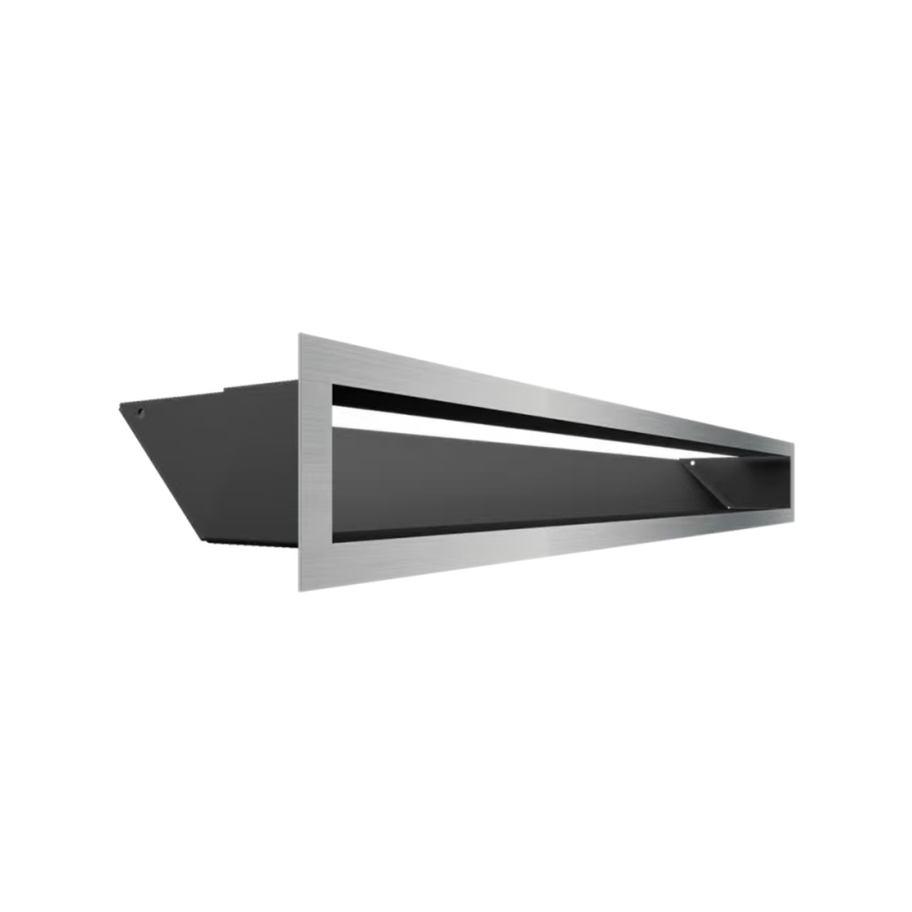 Grelha de Ventilação Inox Slim 9x80cm LUFT/9/80/45S/SZ/SF