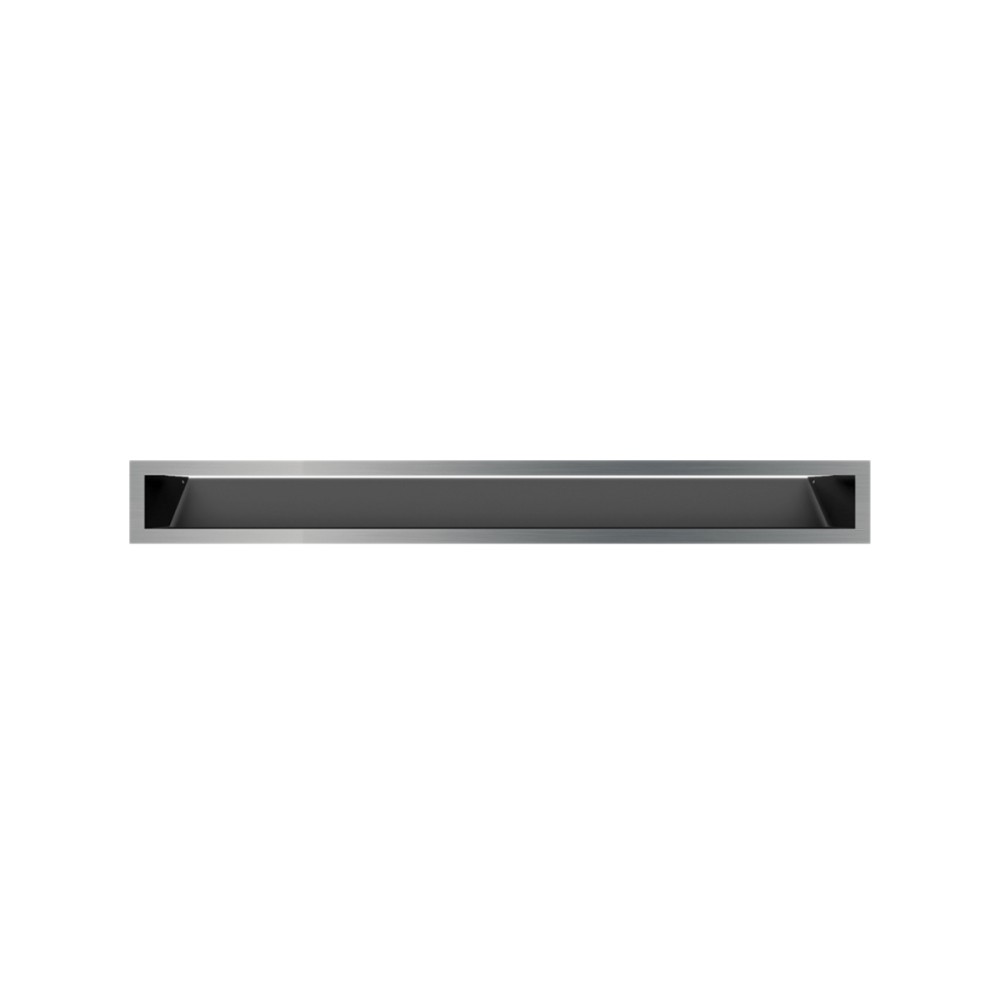 Grelha de Ventilação Inox Slim 9x80cm LUFT/9/80/45S/SZ/SF
