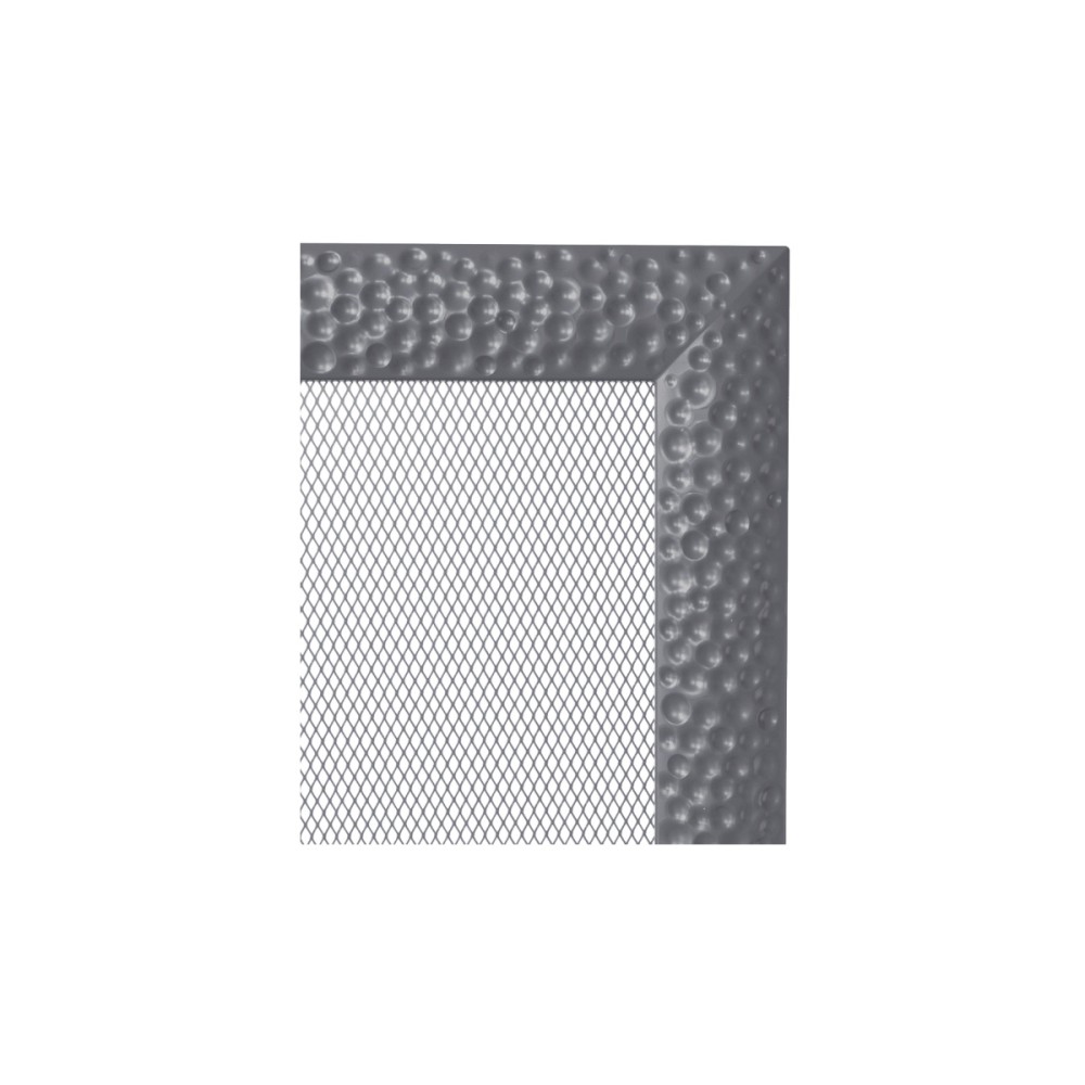 Grelha de Ventilação Venus Grafite 17x17cm 17VG