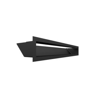 Grelha de Ventilação Preta 9x60cm