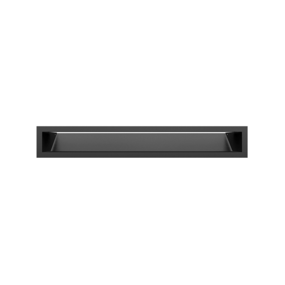 Grelha de Ventilação Preta Slim 9×60cm LUFT/9/60/45S/C/SF