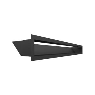 Grelha de Ventilação Preta Slim 9x80cm