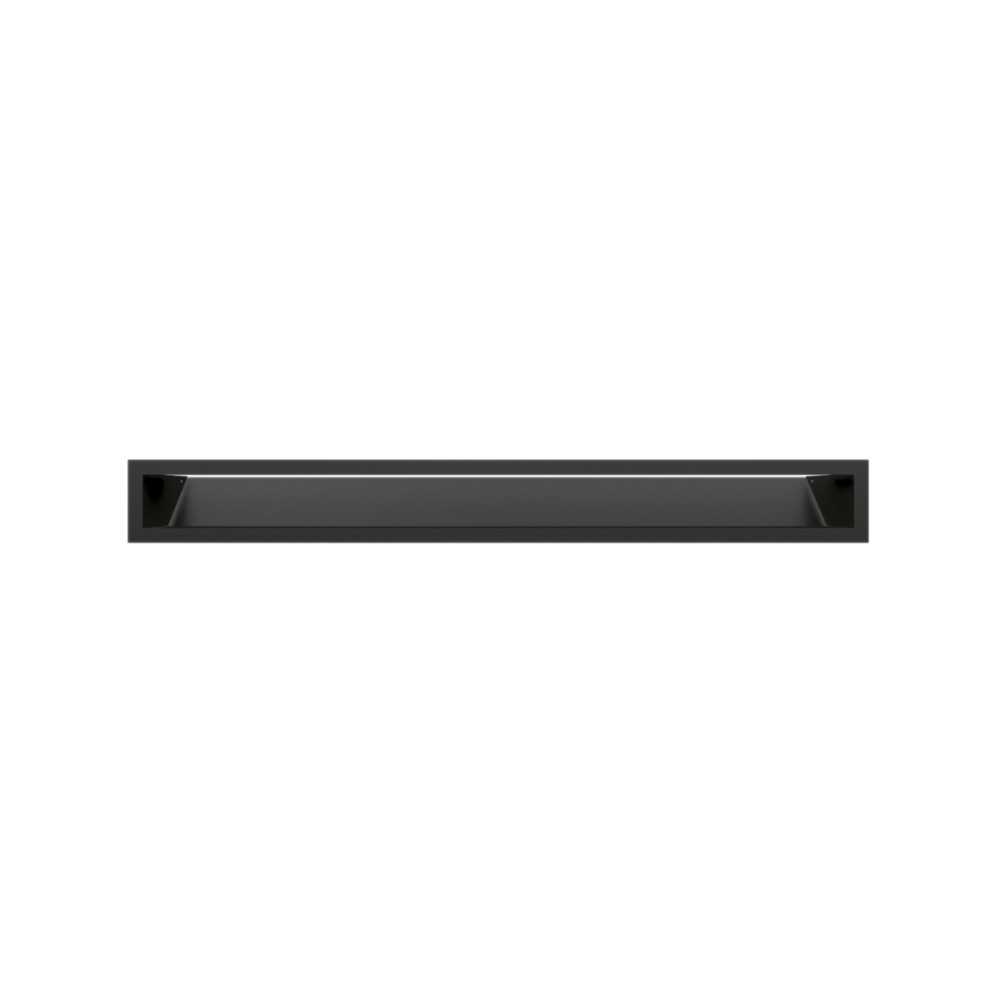 Grelha de Ventilação Preta Slim 9x80cm LUFT/9/80/45S/C/SF