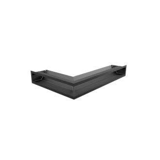 Grelha de Ventilação Canto Direito 40x60x9cm Preta