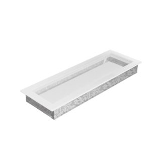 Grelha de Ventilação Branca 17x49cm