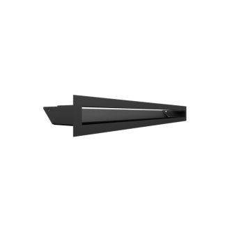 Grelha de Ventilação Preta Slim 6x60cm