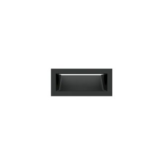 Grelha de Ventilação Preta Slim 9x20cm