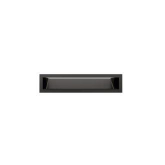 Grelha de Ventilação Preta Slim 9x40cm