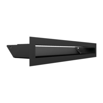 Grelha de Ventilação Preta Slim 6x40cm