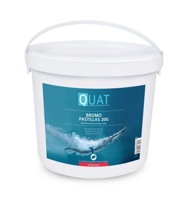 Piscina Químico Quat Bromo Pastilhas 20g 5kg