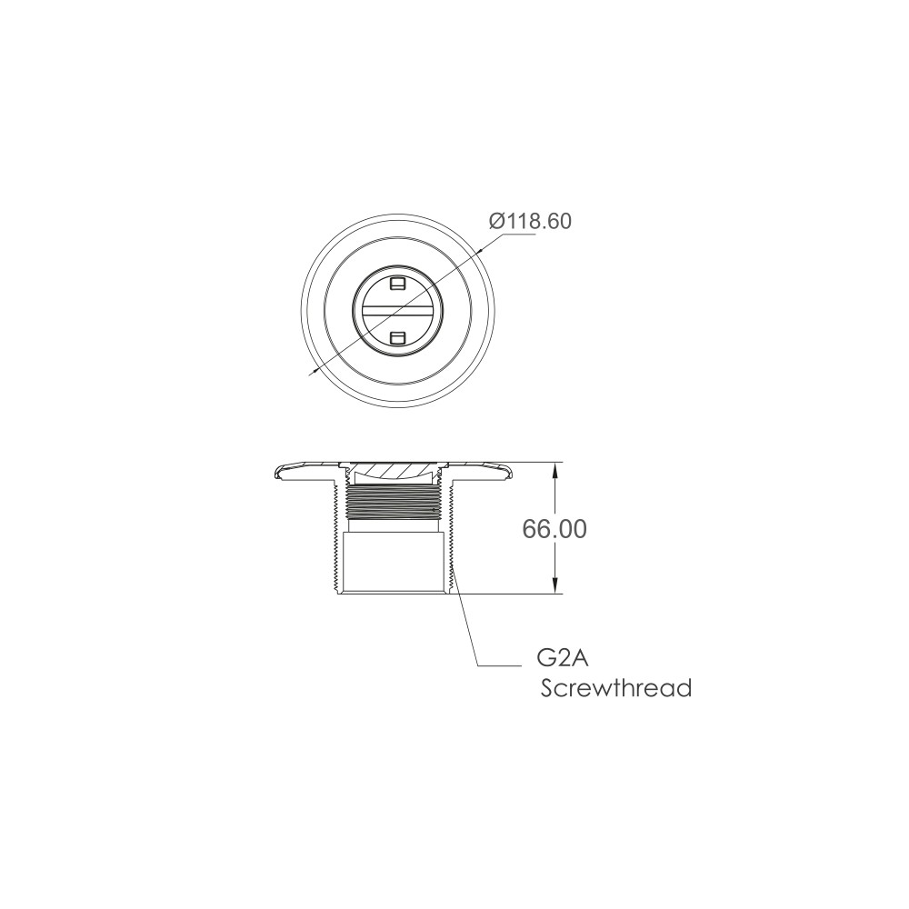 Boca de Aspiração Superpool para Piscina Liner