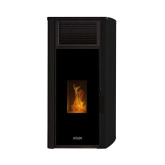 Salamandra a Pellet Ar Ventilado Canalizável 12 kW Kalon Kalista 12C Preta