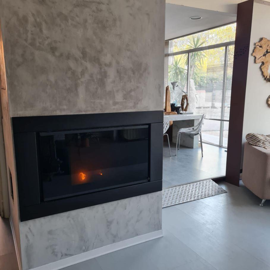 Recuperador a Pellet 20 kW Kalon Idro Block 16:9 Vidro Mágico para Aquecimento Central