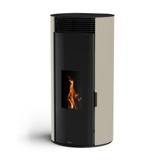 Salamandra a Pellet Ar Ventilado 8 kW Kalon Klizia Sable