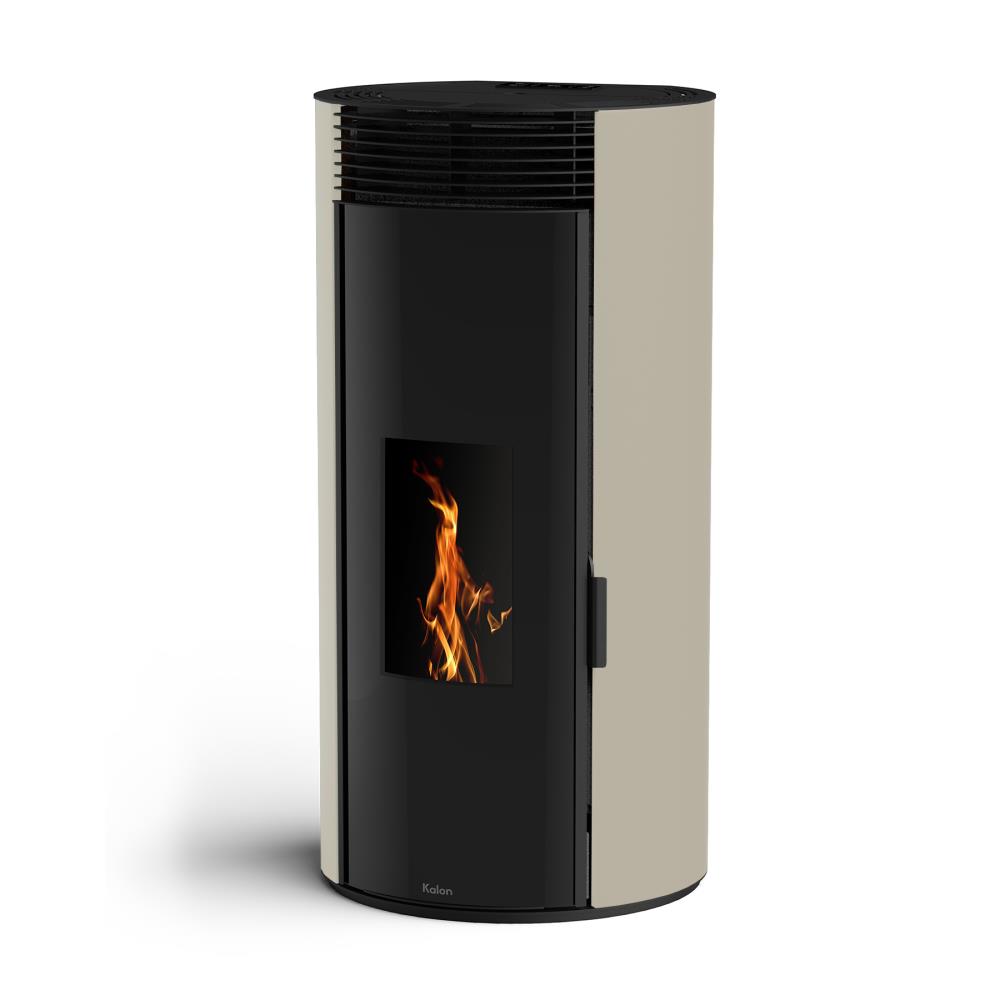 Salamandra a Pellet Ar Ventilado 8 kW Kalon Klizia Sable