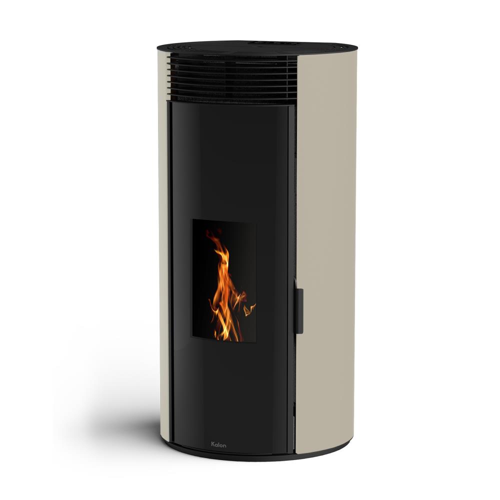 Salamandra a Pellet Ar Ventilado 8 kW Kalon Klizia Sable