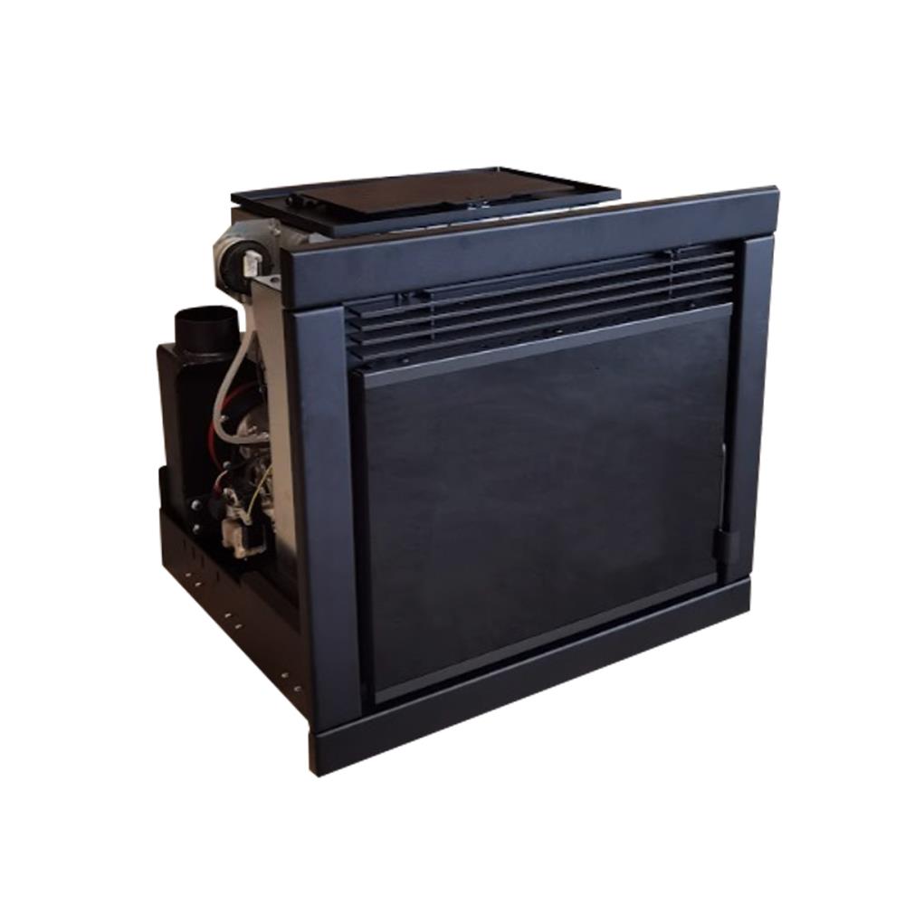 Recuperador a Pellet Ar Ventilado 8 kW Kalon Arkos - Vidro Mágico