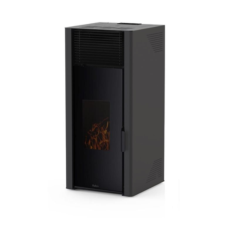 Salamandra a Pellet Ar Ventilado 8 kW Kalon Alysa Grigio Antracite
