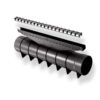 Grelha Oculta UCAN Preta D110 Classe C250 508x30x210