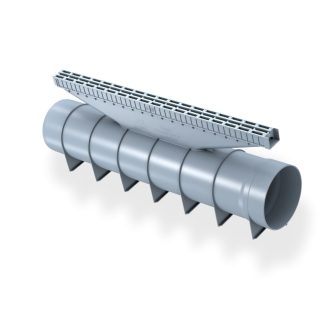 Grelha Oculta UCAN Cinza D110 Classe C250 508x30x210