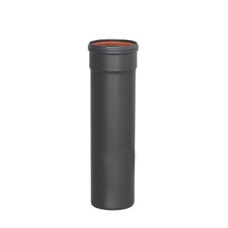 Tubo para Pellet Vitrificado Preto 80/1000mm