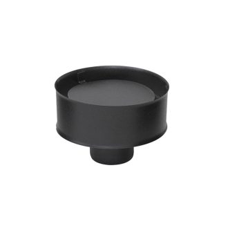 Chapéu com Aba Larga Vitrificado Preto 100mm