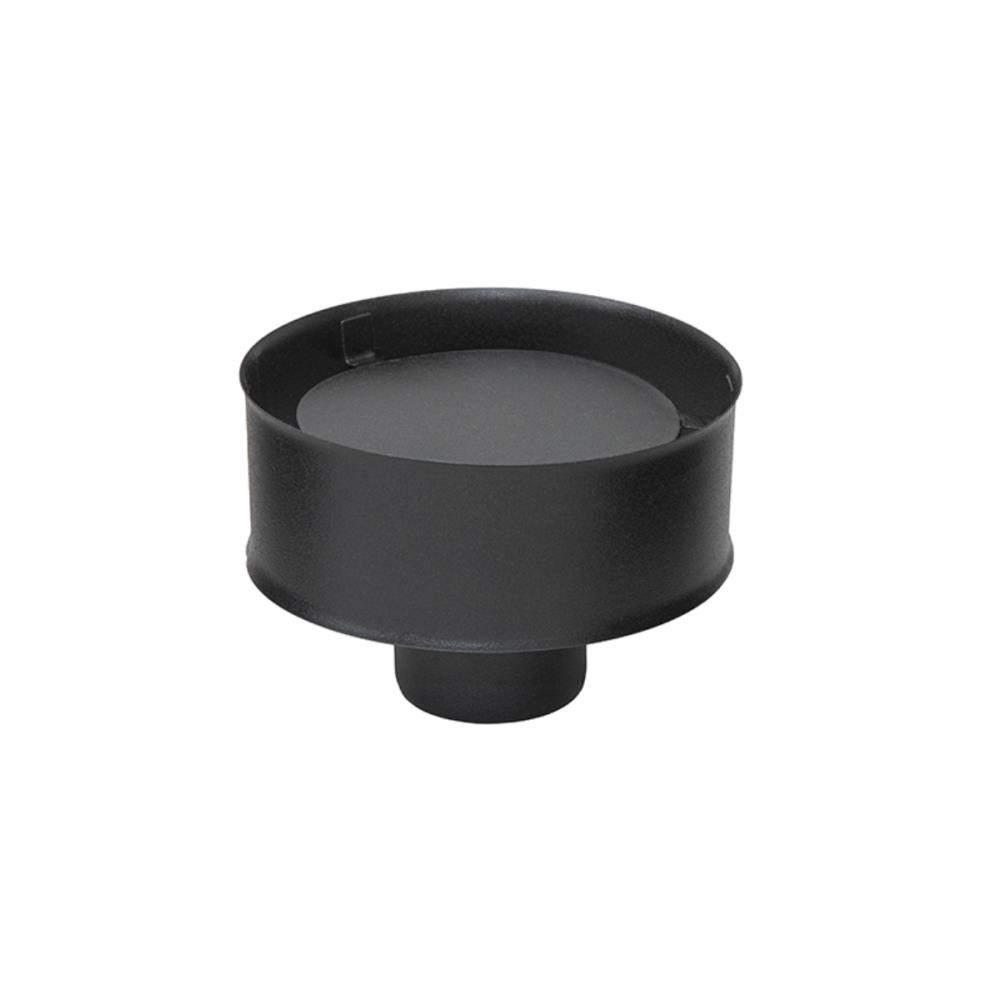 Chapéu com Aba Larga Vitrificado Preto 100mm