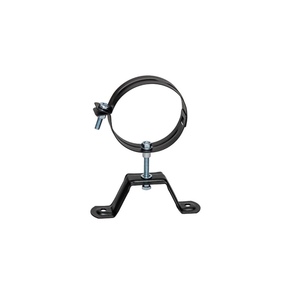 Abraçadeira de Parede com Ajuste Vitrificado Preto 100mm