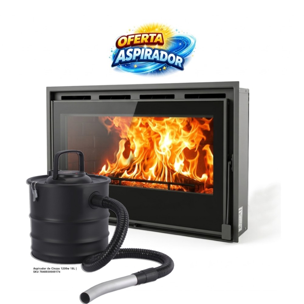 Recuperador Ar Quente 12 kW Ventilado Thermozel Clear 70