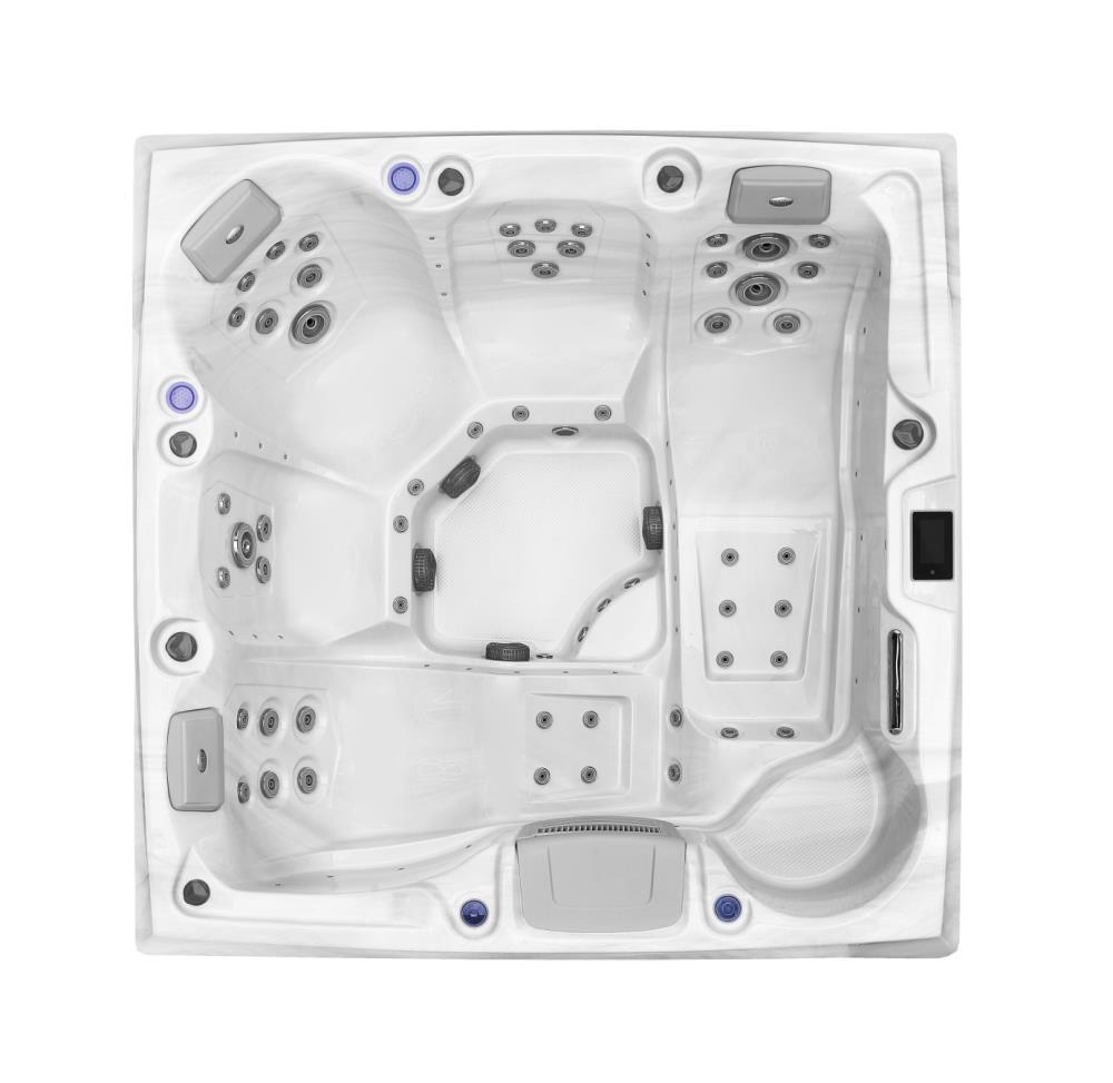 Jacuzzi Santorini 5 Pessoas 2150x2150x880mm Cinza SHC