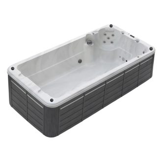 Piscina Jacuzzi de hidromassagem Fiji 2 + Pessoas 4600x2200x1200mm Cinza