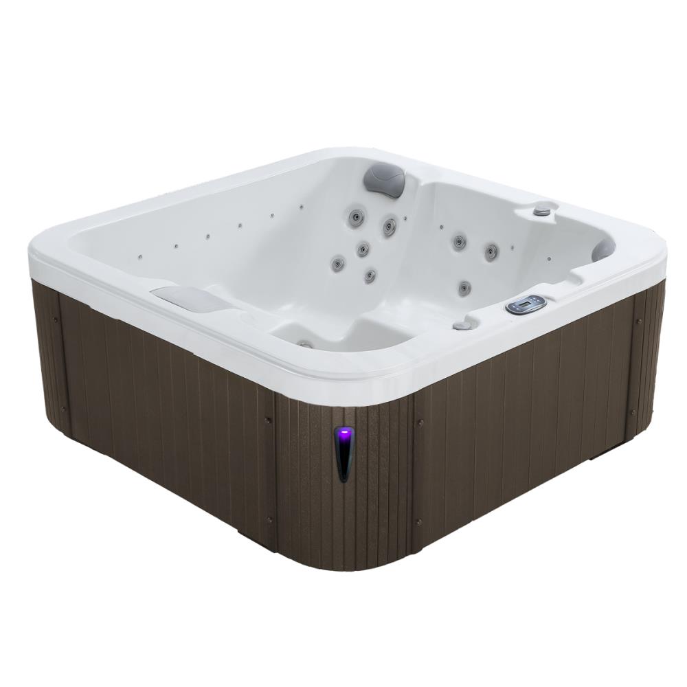 Jacuzzi Bora Bora 5 Pessoas 1900x1900x760mm Castanho