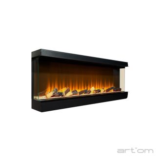 Lareira Elétrica Slim Trifacetus F105 Artom