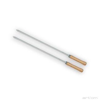 Kit 2 Espetos de Churrasco BBQ Artom