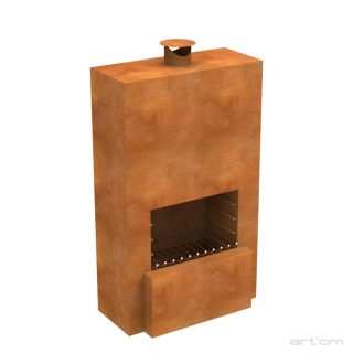 Barbecue a Lenha Artom Tandoori Aço Corten