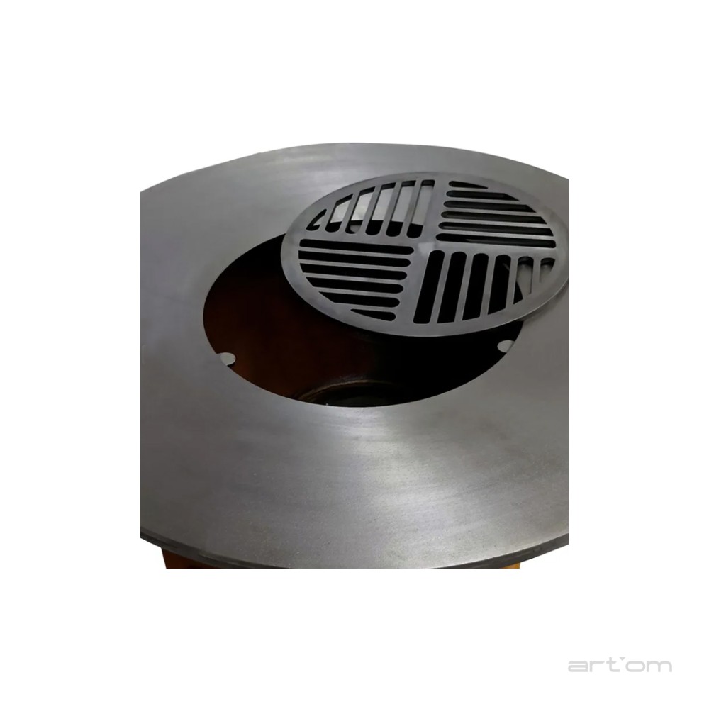 Barbecue a Lenha Artom Shish XL Aço Corten