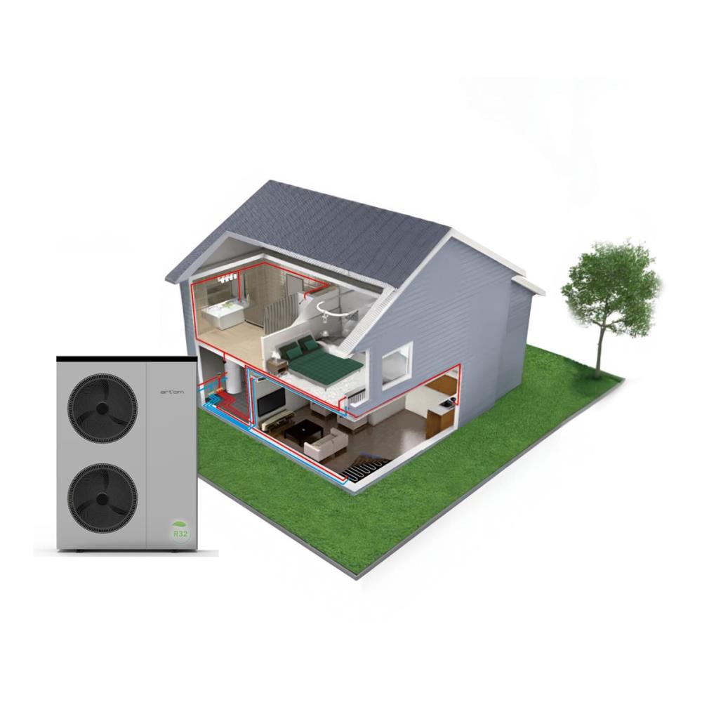 Bomba de Calor Climatização Artom 18kW Inverter EVI DC R32 Trifásica