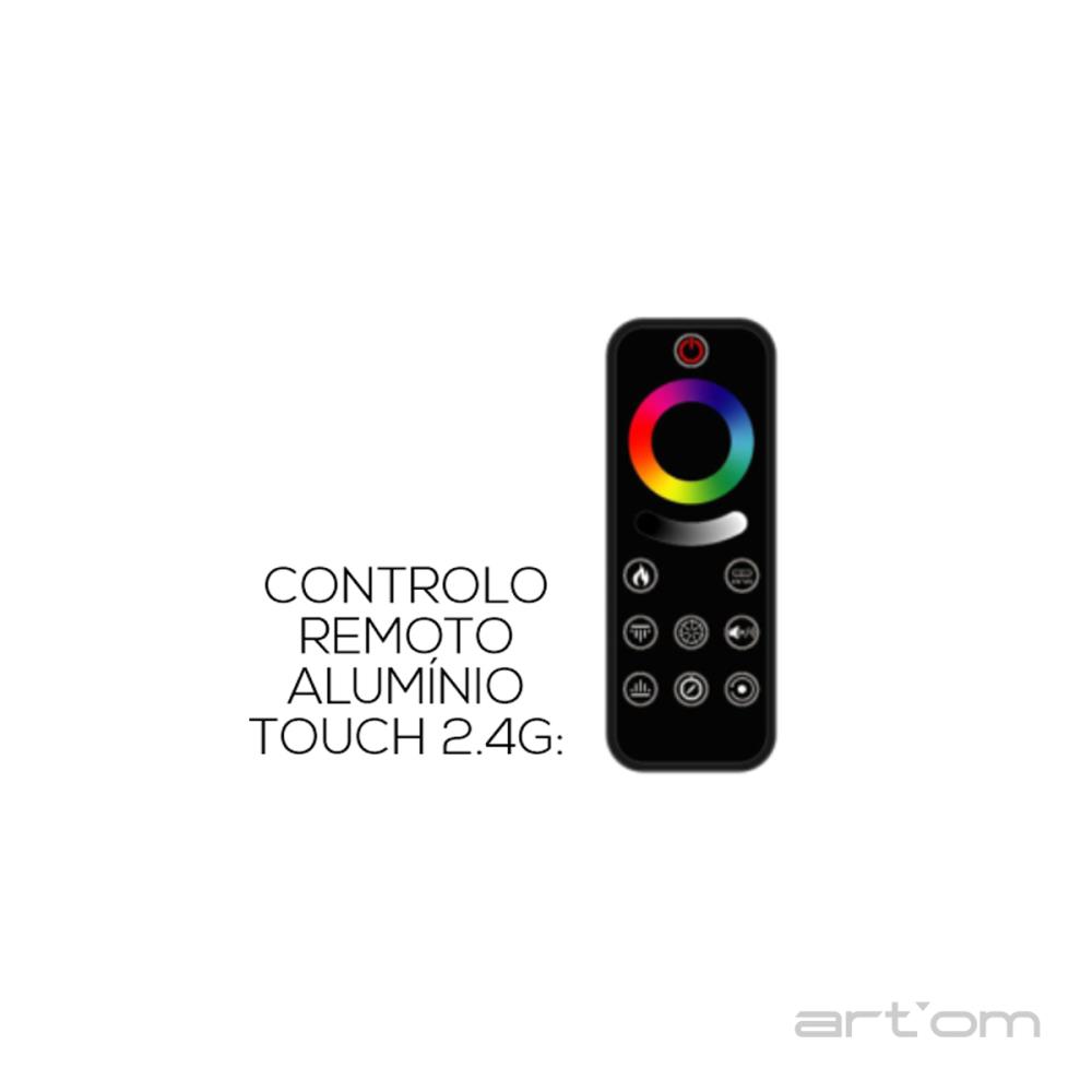 Lareira Elétrica LCD V150 Artom Visio