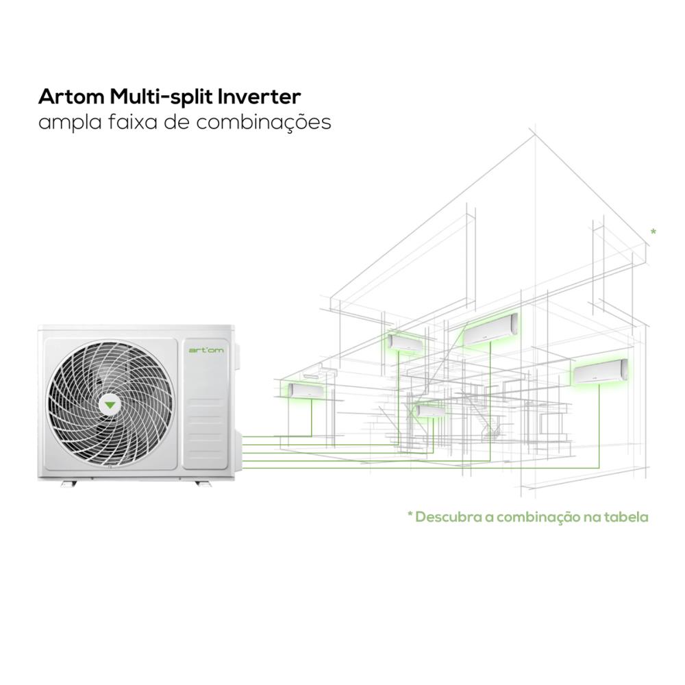 Ar Condicionado Artom Multi-split Unidade Exterior 42000BTU Inverter