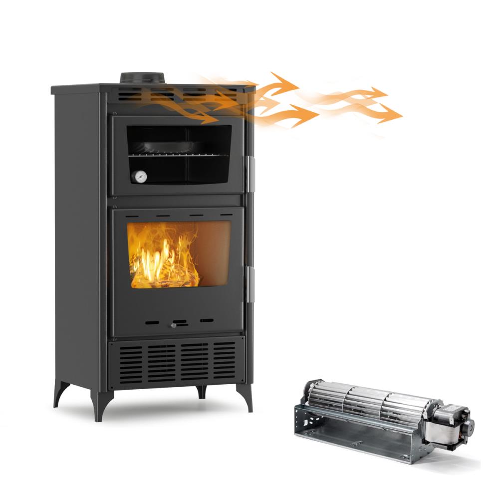 Salamandra a Lenha Artom Sequoia Ventilada 18kW com Forno