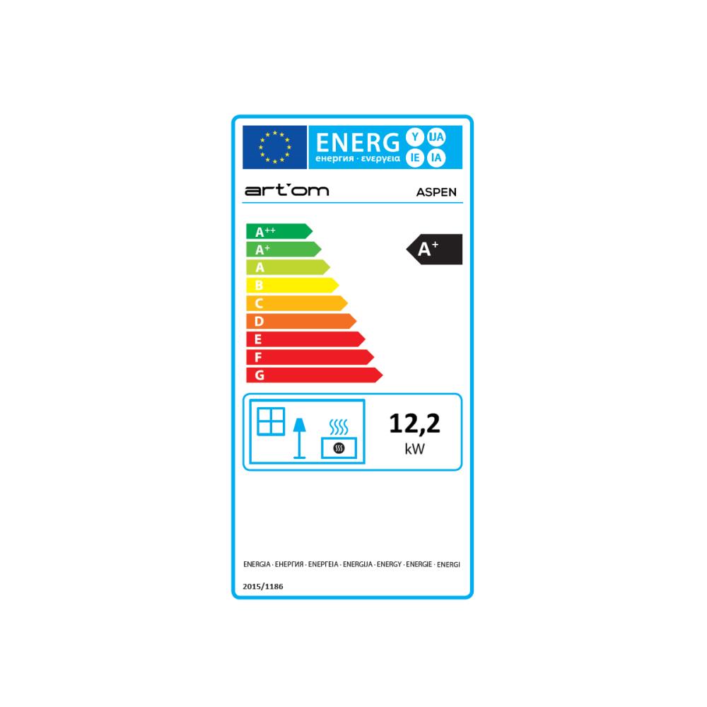 Salamandra a Lenha Artom Aspen Trifacial 12kW