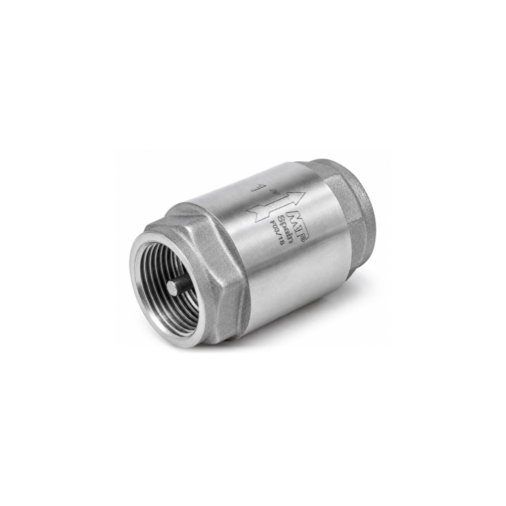 Válvula de Retenção c/ Placa Inox 3/4" F/F