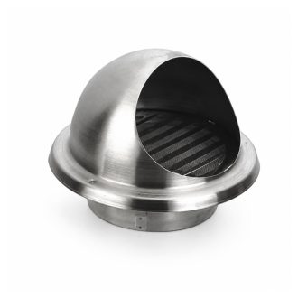 Difusor de Fachada Redondo Inox Exterior Anti-Inseto 150mm